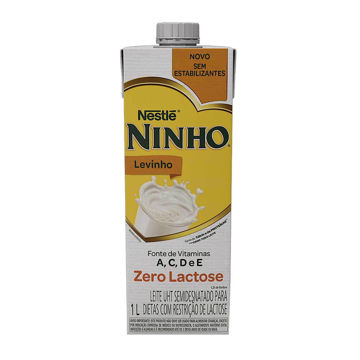 Encontraproduto.com.br - Leite UHT Semidesnatado Nestlé Ninho Levinho Zero Lactose 1 L