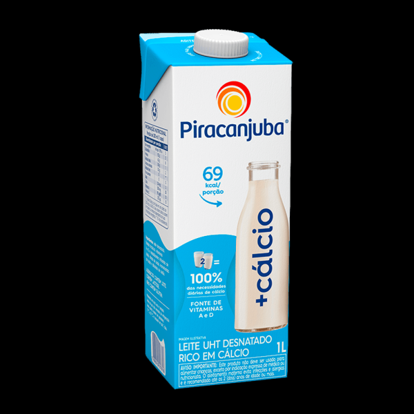 Leite Longa Vida Piracanjuba Calcio 1l