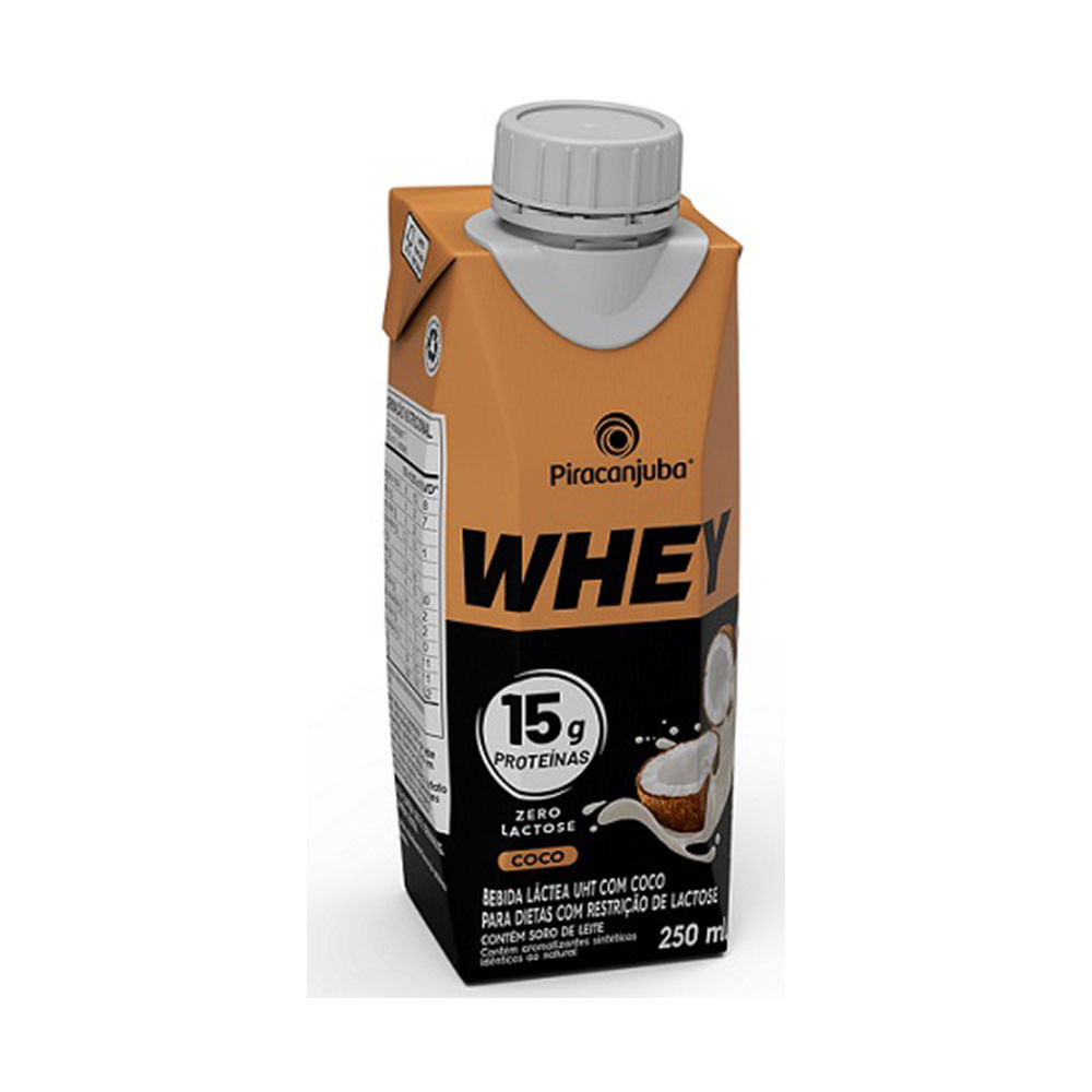 Encontraproduto.com.br - Bebida Láctea Whey Piracanjuba Coco Zero Lactose TP com 250ml