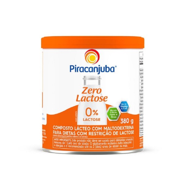 Encontraproduto.com.br - LEITE EM PO PIRACANJUBA ZERO LACTOSE LT 380G
