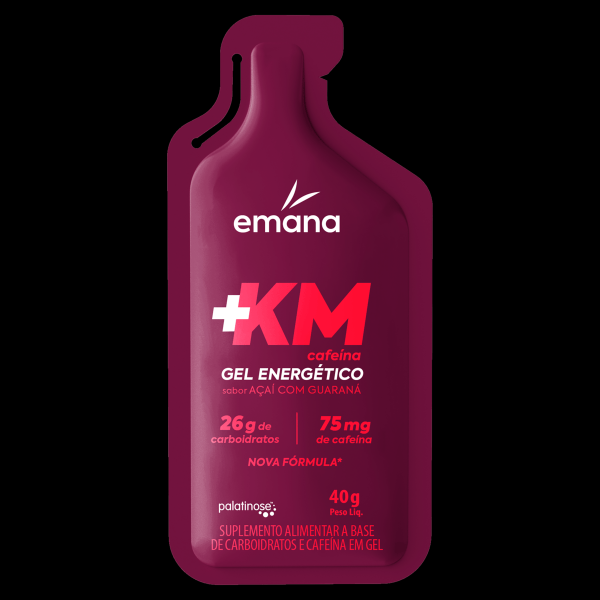 Encontraproduto.com.br - Gel Energético Emana +Km Cafeína Sabor Açaí com Guaraná 40g