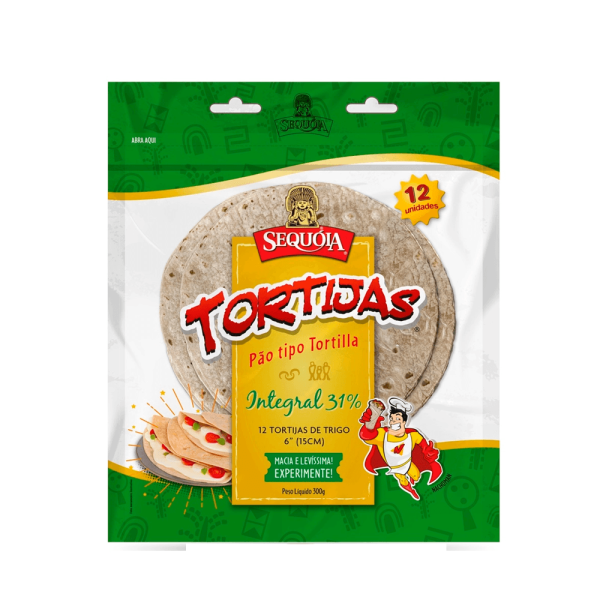 Encontraproduto.com.br - Tortilla Sequóia Integral - 300g