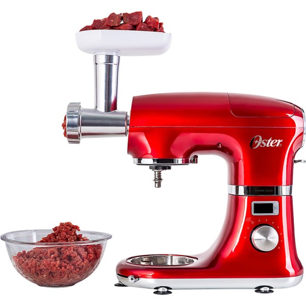 Encontraproduto.com.br - Kit Completo Batedeira Planetária Digital Multifuncional Com Acessórios Oster 127V