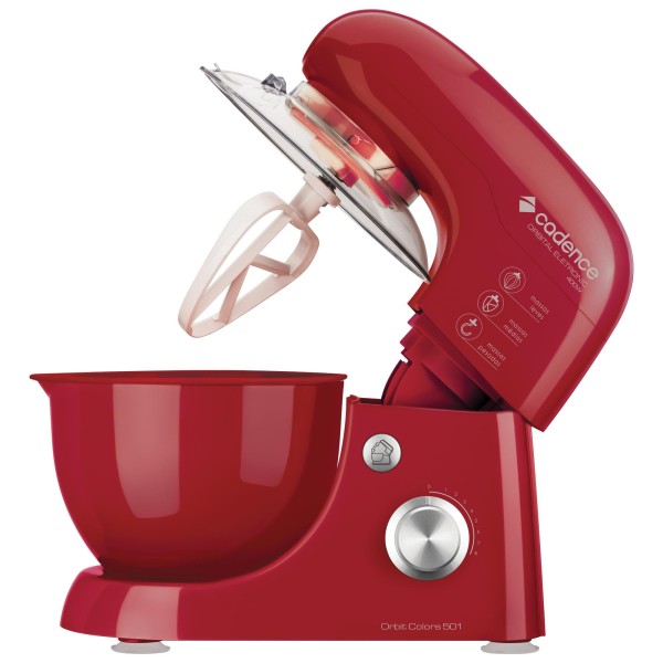 Encontraproduto.com.br - Batedeira Orbital Cadence Colors BAT501 Vermelho