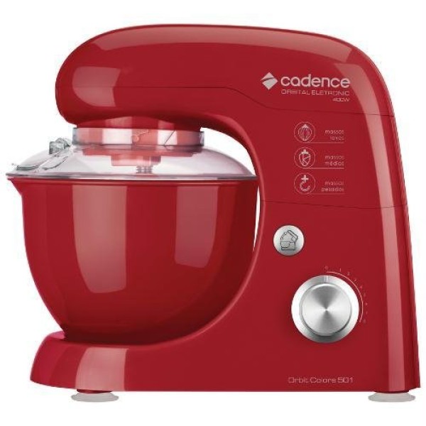 Encontraproduto.com.br - Batedeira Orbital Cadence Colors BAT501 Vermelho