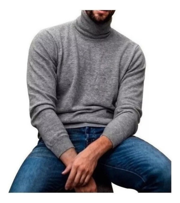 Nova Tartaruga De Tricô Casual, Adequada Para Homens Com Gol