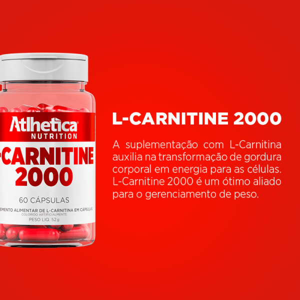Encontraproduto.com.br - L-Carnitine Atlhetica com 60 cápsulas