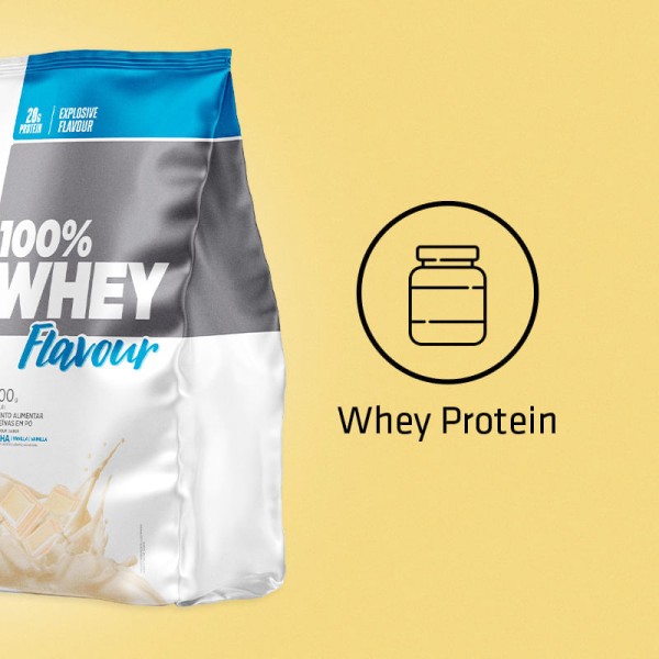 Encontraproduto.com.br - 100% Whey Flavour Baunilha Pacote