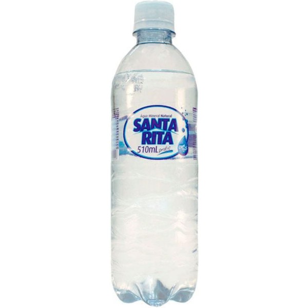 Água Mineral Santa Rita com Gás Pet 510ml
