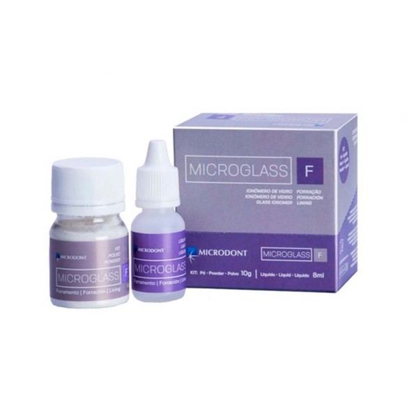 Encontraproduto.com.br - Ionômero de Vidro Forrador Microglass F - Microdont