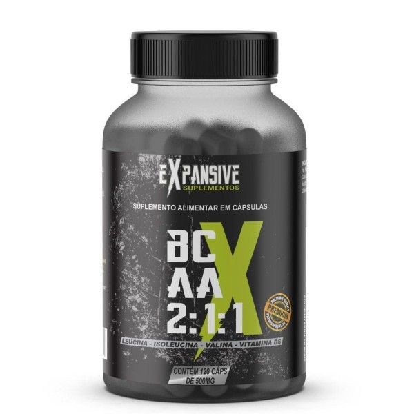 Encontraproduto.com.br - Bcaa 2000 120 Cápsulas 500mg Expansive Sabor:n-a