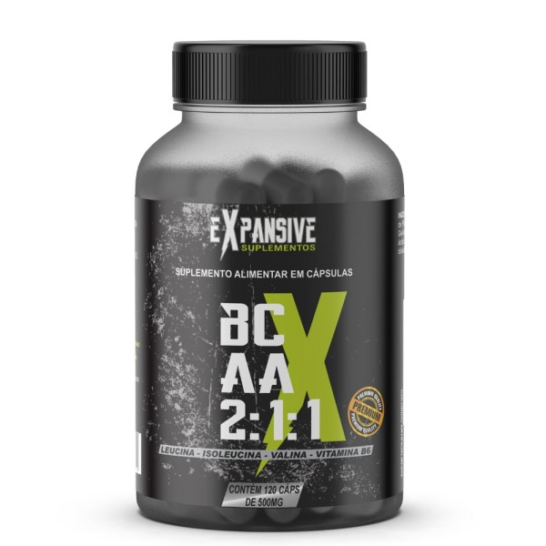 Encontraproduto.com.br - Bcaa 2000 120 Cápsulas 500mg Expansive Sabor:n-a