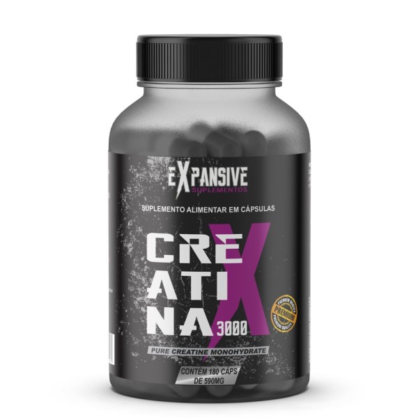 Encontraproduto.com.br - Creatina Pura 180 Cápsulas 590mg Expansive Sabor:n-a