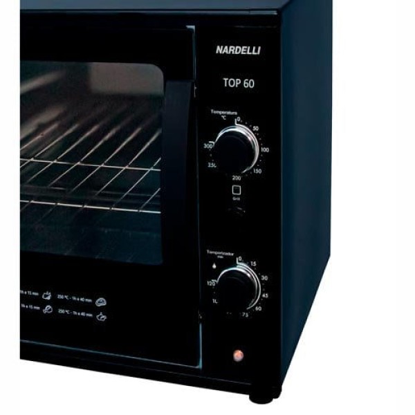 Encontraproduto.com.br - Forno Eletrico de Bancada Nardelli 60L Black Top_60