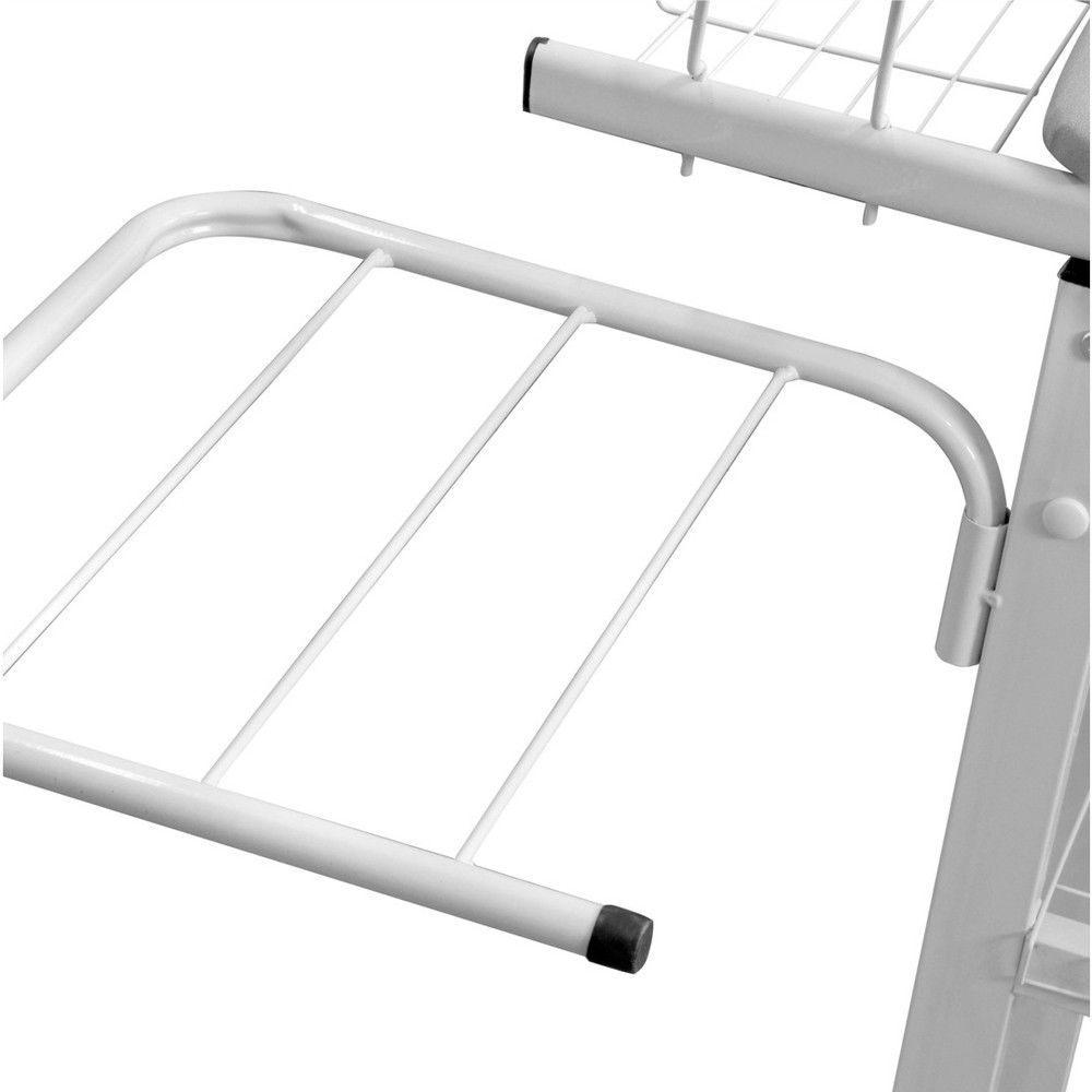 Encontraproduto.com.br - Tábua De Passar Roupa Multiuso Com Tecido Térmico Branco Utilaço