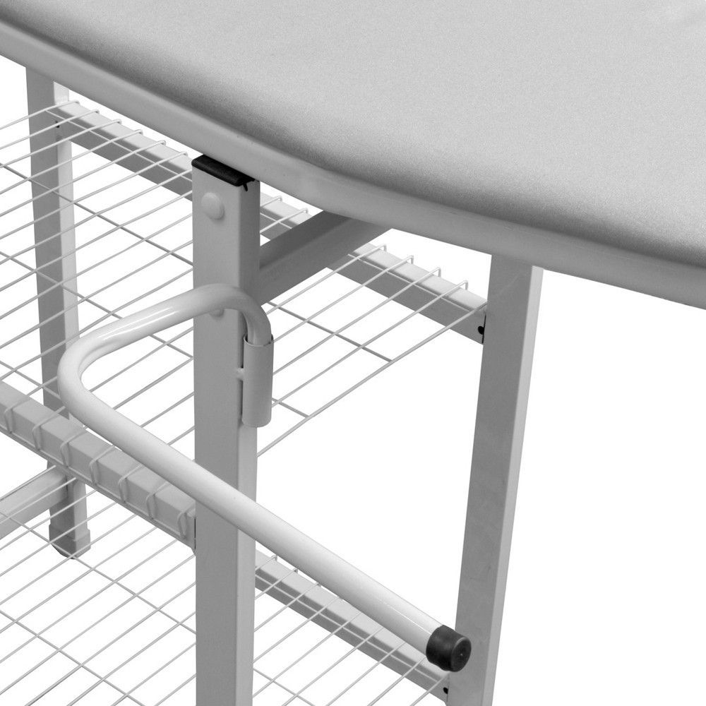 Encontraproduto.com.br - Tábua De Passar Roupa Multiuso Com Tecido Térmico Branco Utilaço
