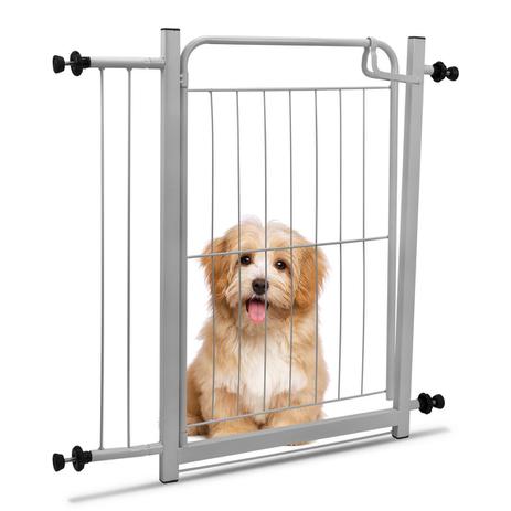 Encontraproduto.com.br - Portaozinho Pet Com Extensor 70 A 80cm Udm-0540 Branco Utilaço
