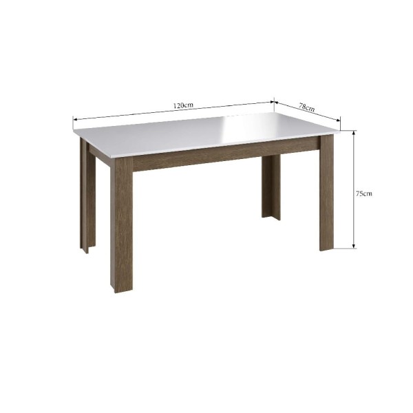 Encontraproduto.com.br - Conjunto Mesa de Jantar Elegante 4 Cadeiras Assento Estofado Móveis Canção