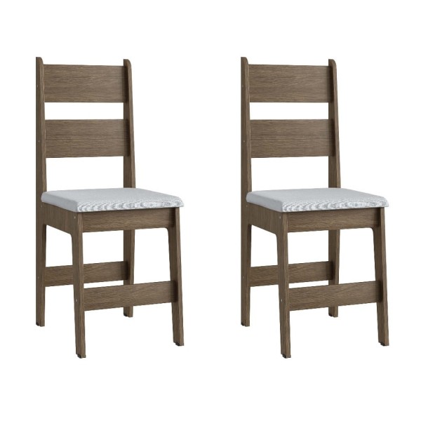 Encontraproduto.com.br - Conjunto 2 Cadeiras MDF Milano Móveis Canção