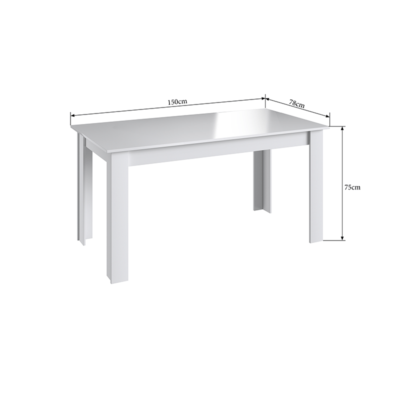 Encontraproduto.com.br - Conjunto Mesa de Jantar Clássica 6 Cadeiras Estofadas Móveis Canção