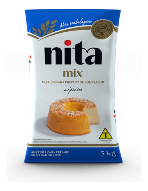 Mistura Para Bolo Nita 5kg Aipim