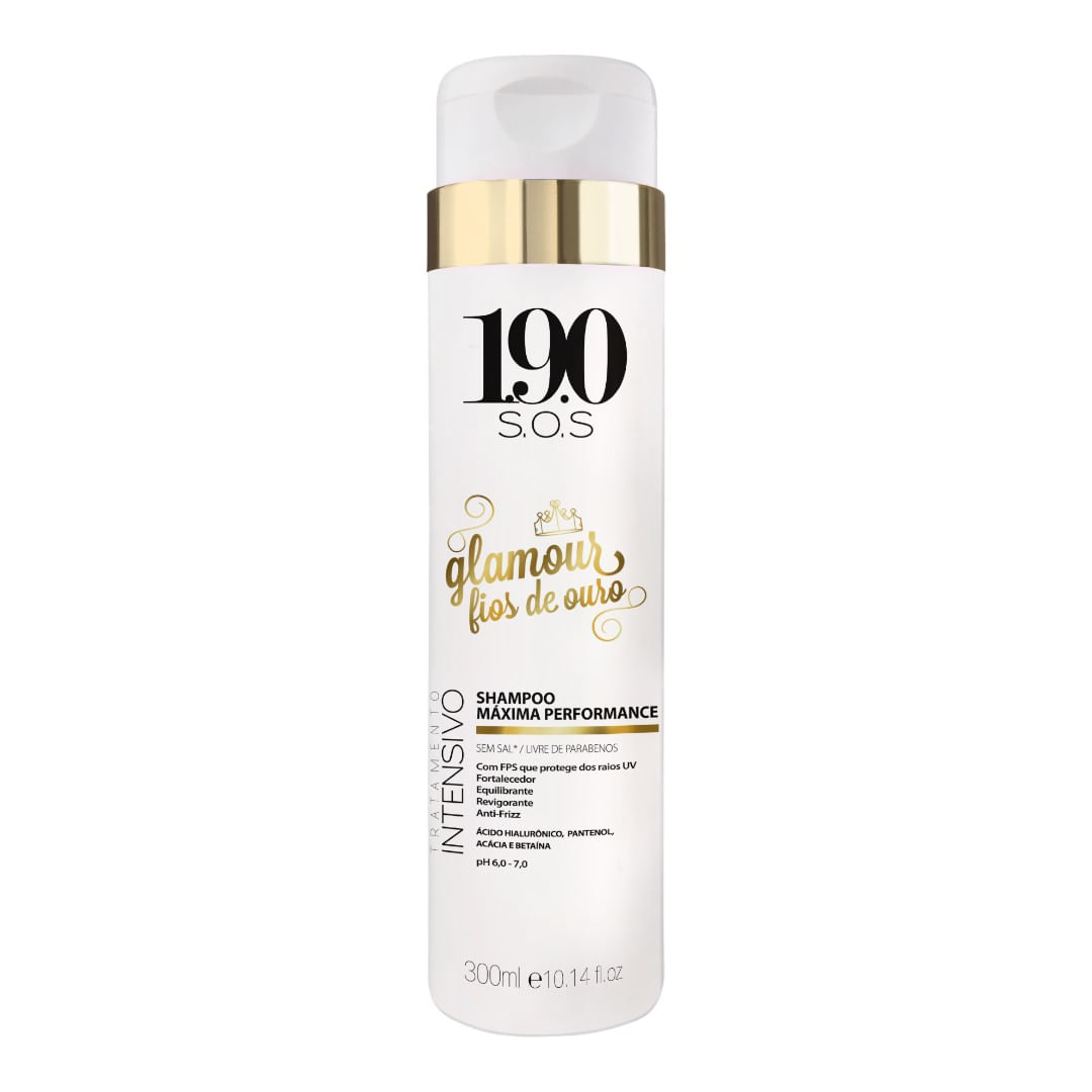 Peel Line Shampoo Glamour Fios De Ouro 300ml