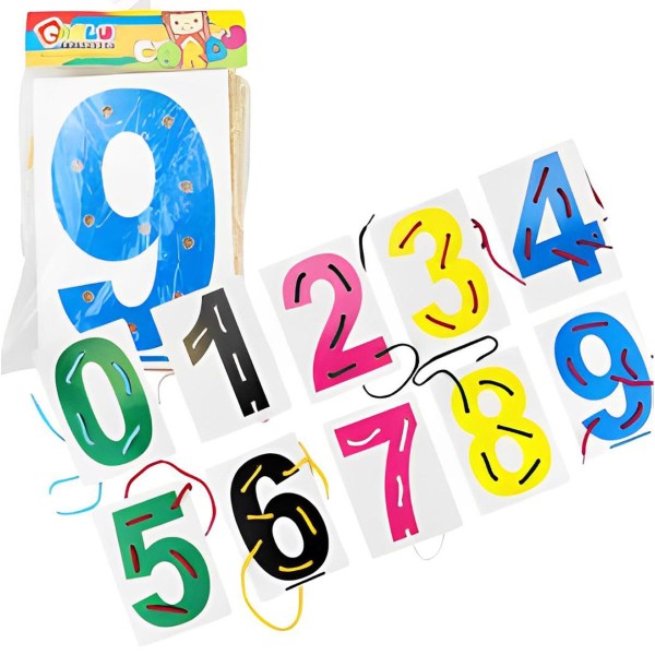 Encontraproduto.com.br - Alinhavos Numerais Mdf