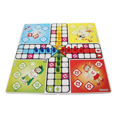 Encontraproduto.com.br - Jogo Ludo - Madeira - 1604 - Carlu
