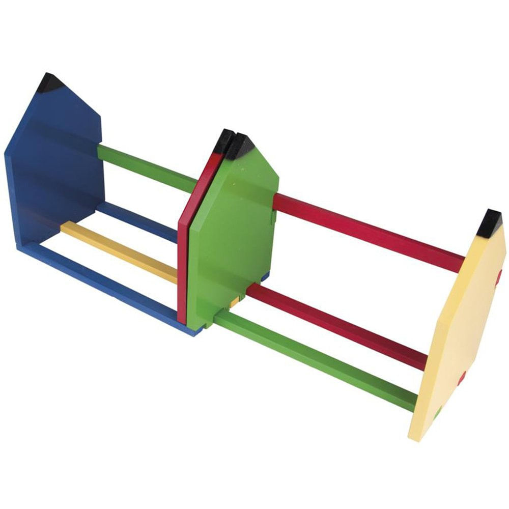 Encontraproduto.com.br - Separador de Livros Lápis - Colorido - Madeira - 5007 - Carlu