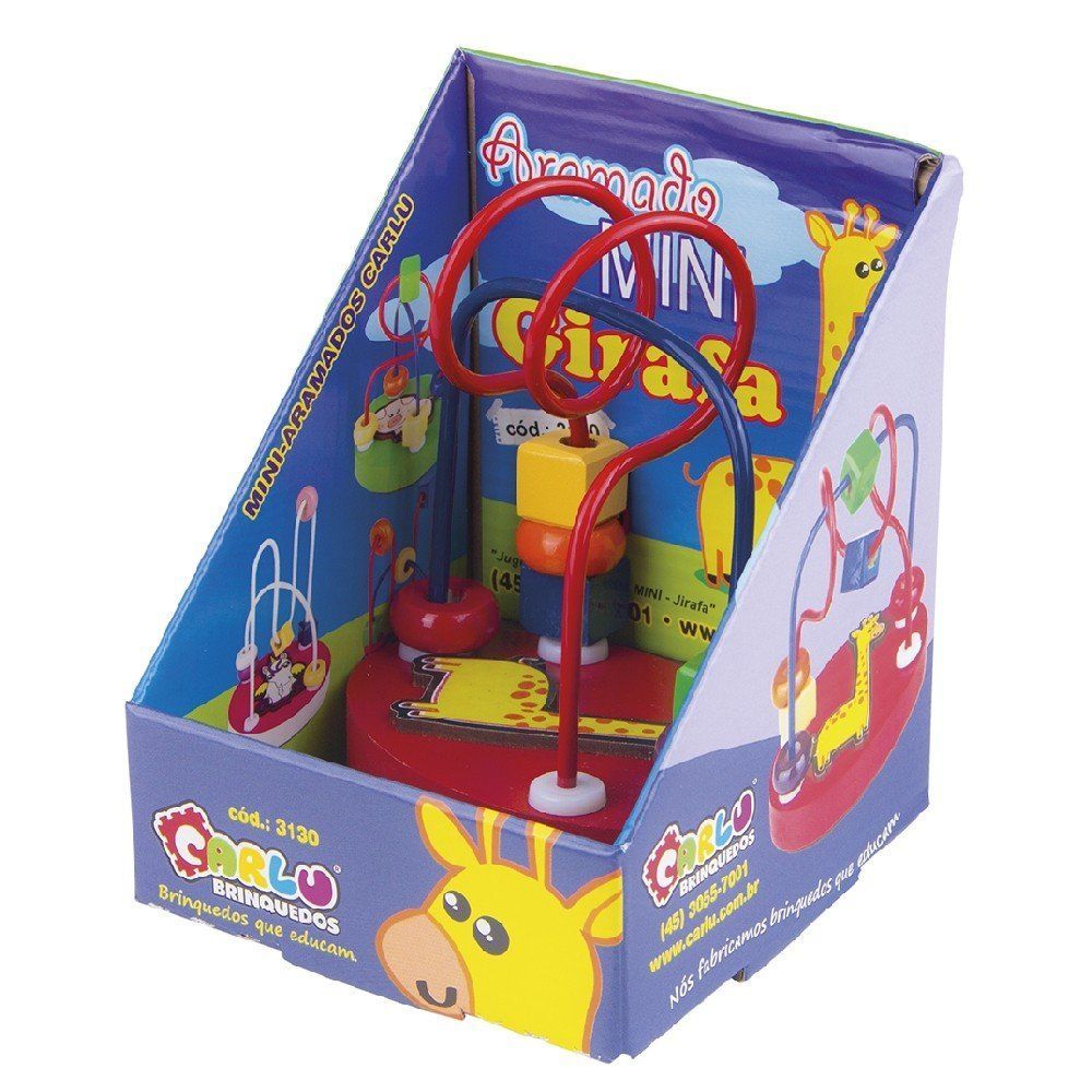 Encontraproduto.com.br - Aramado Mini - Girafa - Madeira - 3130 - Carlu
