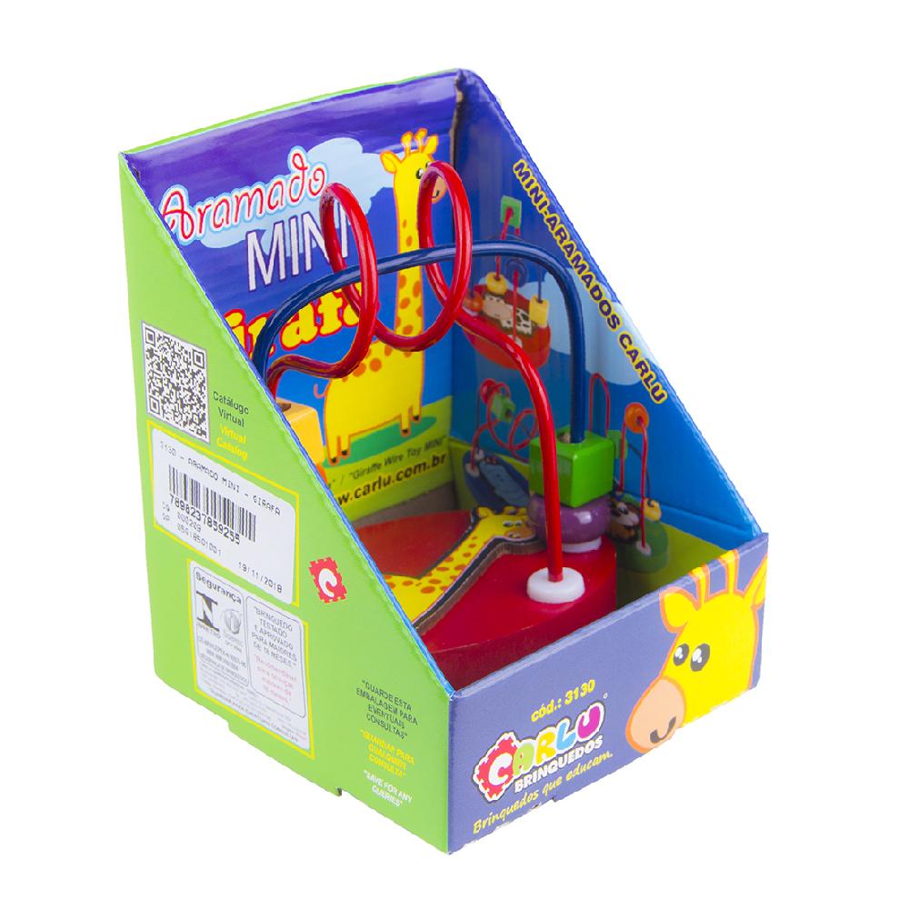 Encontraproduto.com.br - Aramado Mini - Girafa - Madeira - 3130 - Carlu