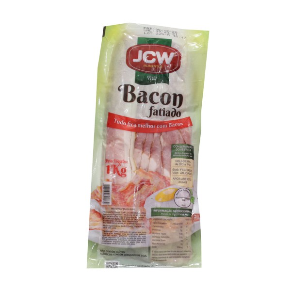 Encontraproduto.com.br - Bacon JCW Fatiado 1kg