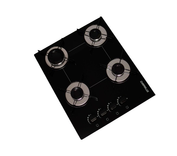Encontraproduto.com.br - Fogão Cooktop a Gás 4 Bocas Chamalux Ultra Chama Acendimento AutomáticoPreto