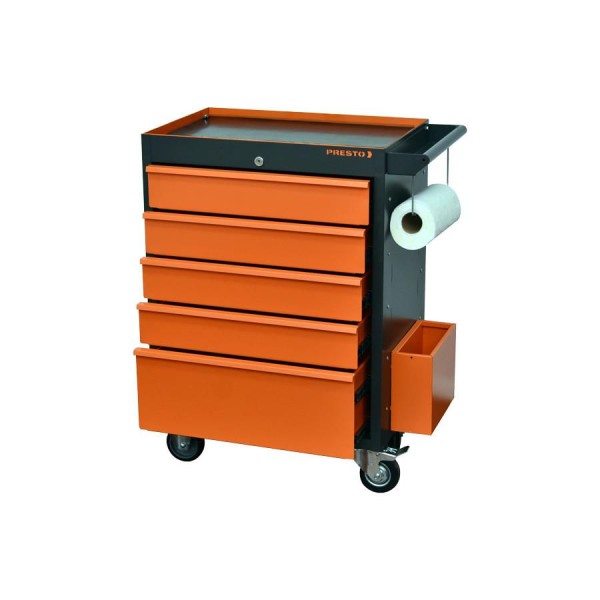 Encontraproduto.com.br - Carro para Ferramentas Profissional 5 Gavetas Presto