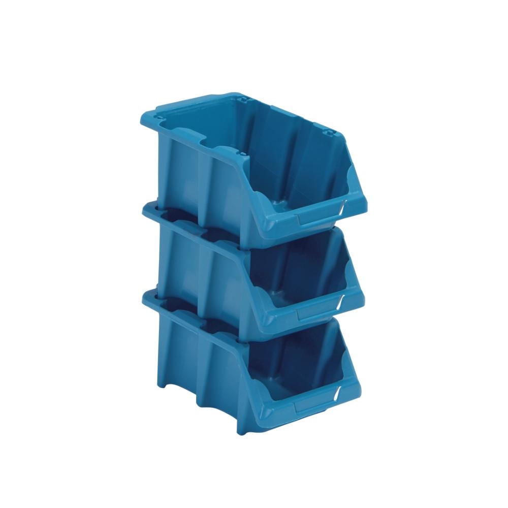 Encontraproduto.com.br - Gaveta Presto Bin N5 Empilhavel Azul 42002