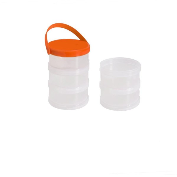 Encontraproduto.com.br - Presto Porta Miudezas/Parafusos Com 5 Estojos