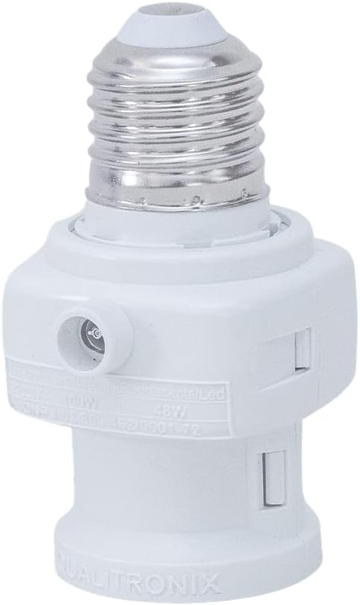 Encontraproduto.com.br - Relé Fotoelétrico 48W E-27 Microcontrolado Com Base Giratória Qualitronix