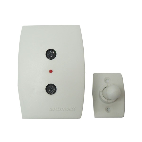 Encontraproduto.com.br - Sensor de Presença Qualitronix Ultrasônico Sobrepor Bivolt QU-60 Teto/Parede