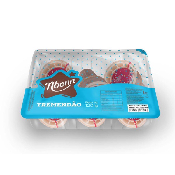 Encontraproduto.com.br - Tremendão NBONN Recheado com Maria Mole 120g