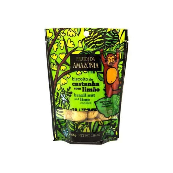 Encontraproduto.com.br - Biscoito Frutos da Amazônia Castanha do Pará com Limão  55 g