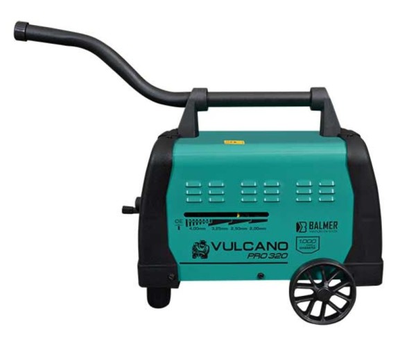 Encontraproduto.com.br - Transformador Vulcano Pro 320 C/Rodas 40-260A 127/220V Mono