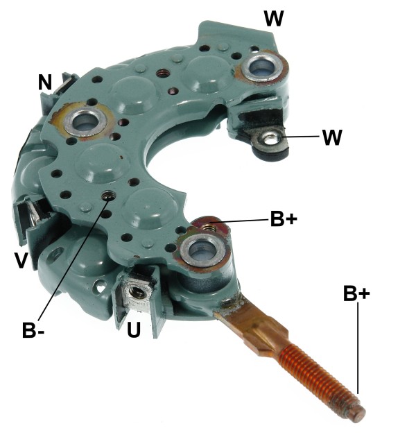 Encontraproduto.com.br - PLACA RETIFICADORA ALTERNADOR NIPODENSO HONDA CIVIC 70A - GA1250