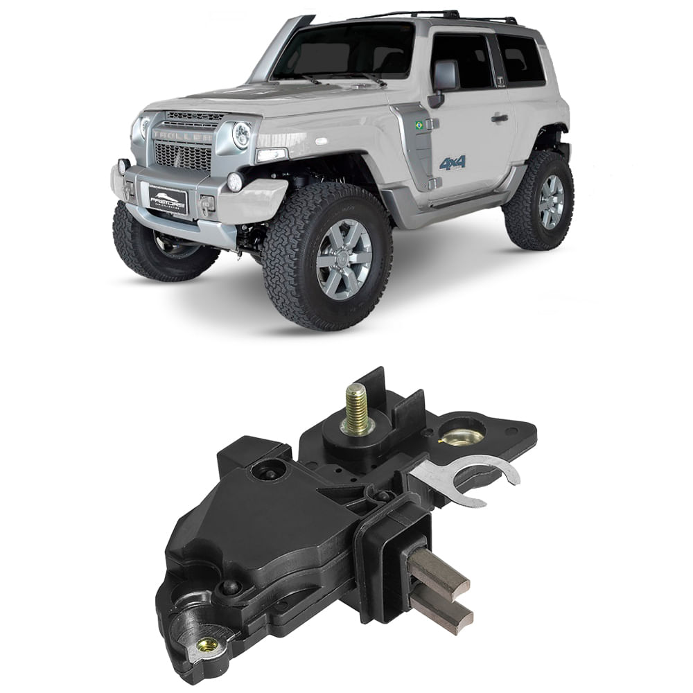 Regulador Voltagem Alternador Troller T4 2010 a 2017 Gauss GA282