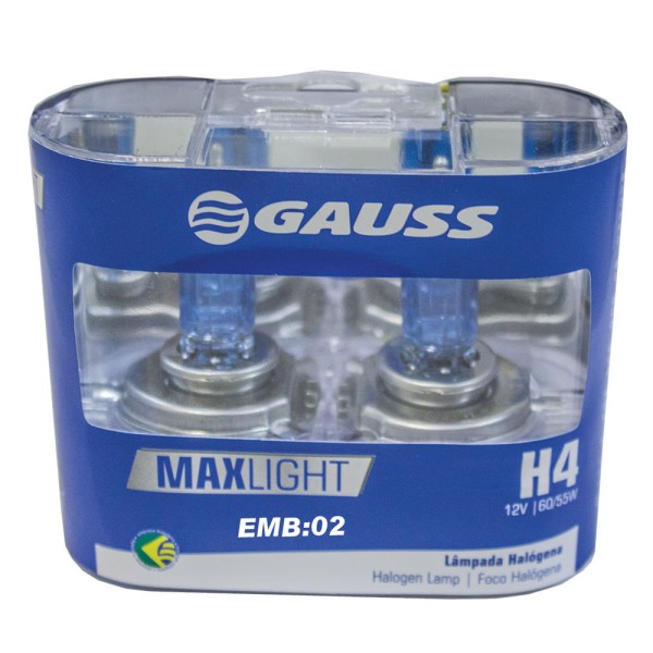 Lâmpada Farol Lâmpada H4 12v 60/55w Super White 1959 a 2019 - 510755 - GL59H4