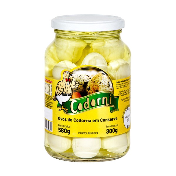 Encontraproduto.com.br - Ovos de Codorna Tradicional Codorni 300g