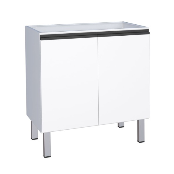Encontraproduto.com.br - Balcão Cooktop Cozinha Aço Sem Tampo Gaia 77X91X53 Branco Cozimax