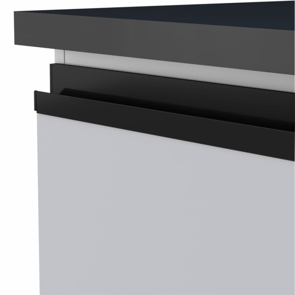 Encontraproduto.com.br - Balcão Cooktop Cozinha Aço Sem Tampo Gaia 77X91X53 Branco Cozimax