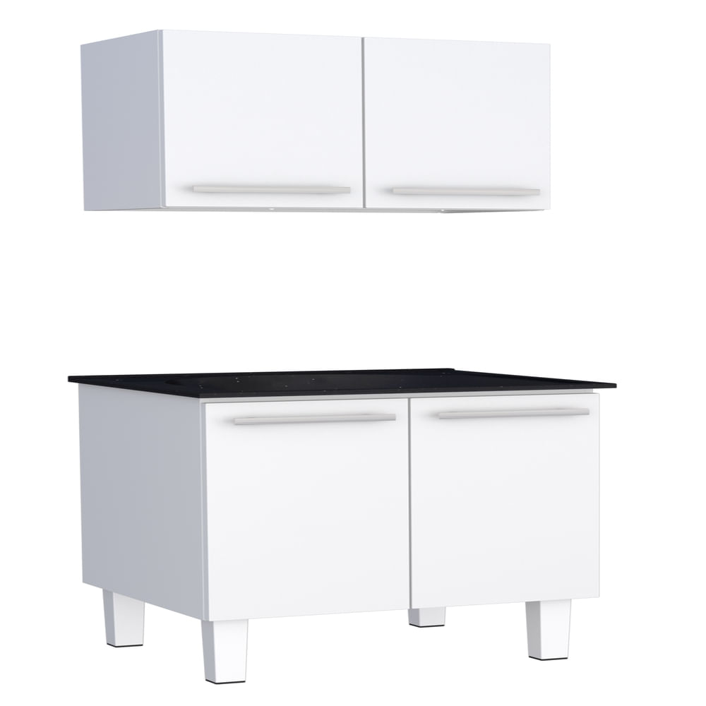 Encontraproduto.com.br - Armário Aéreo Cozinha Lavanderia Aço Vênus 57X55X34 Branco Cozimax