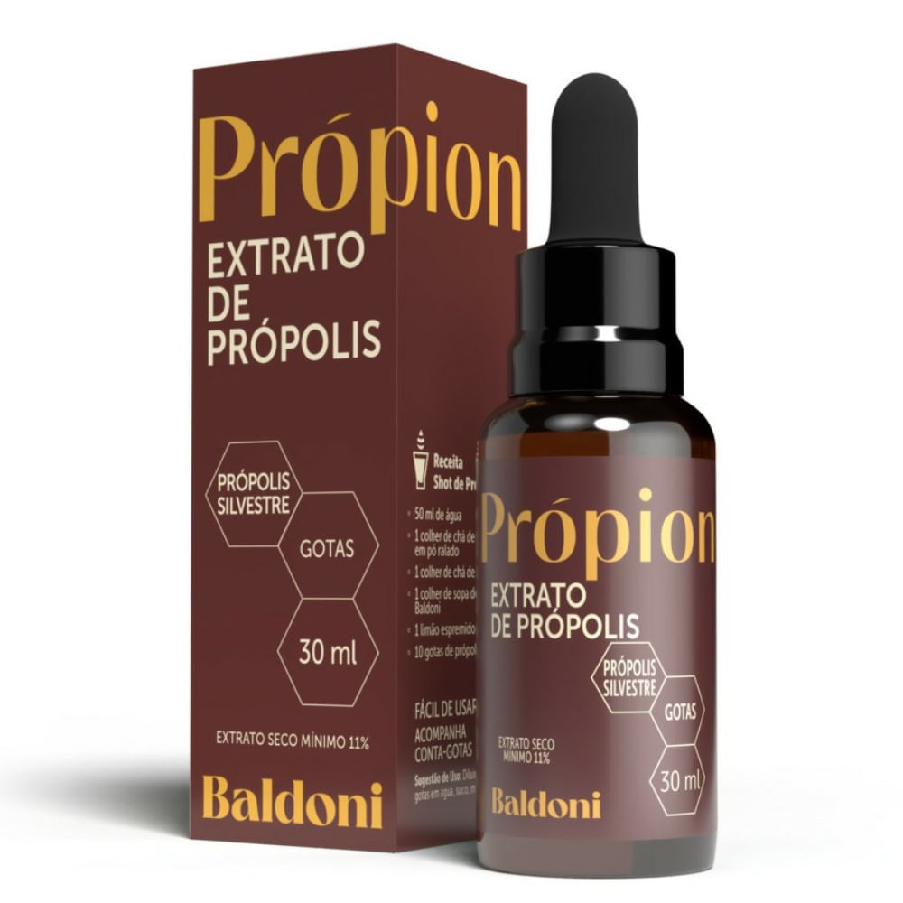 Encontraproduto.com.br - Extrato de Própolis Silvestre 11% 30ml - Baldoni