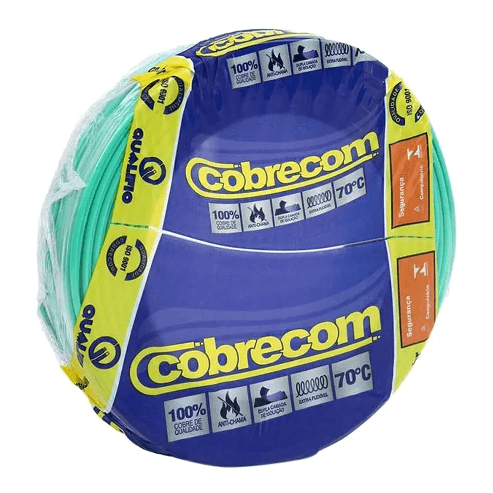 Encontraproduto.com.br - Cabo 6mm Flexicom Verde 100mt Cobrecom